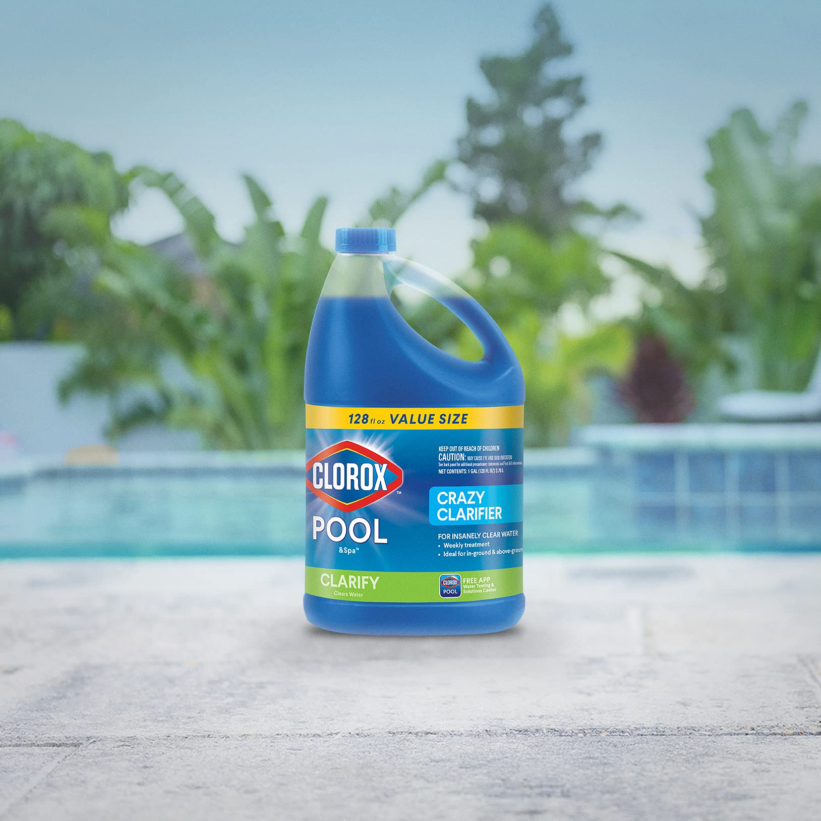 Clorox Pool&Spa app guidance helps with tests and dosing