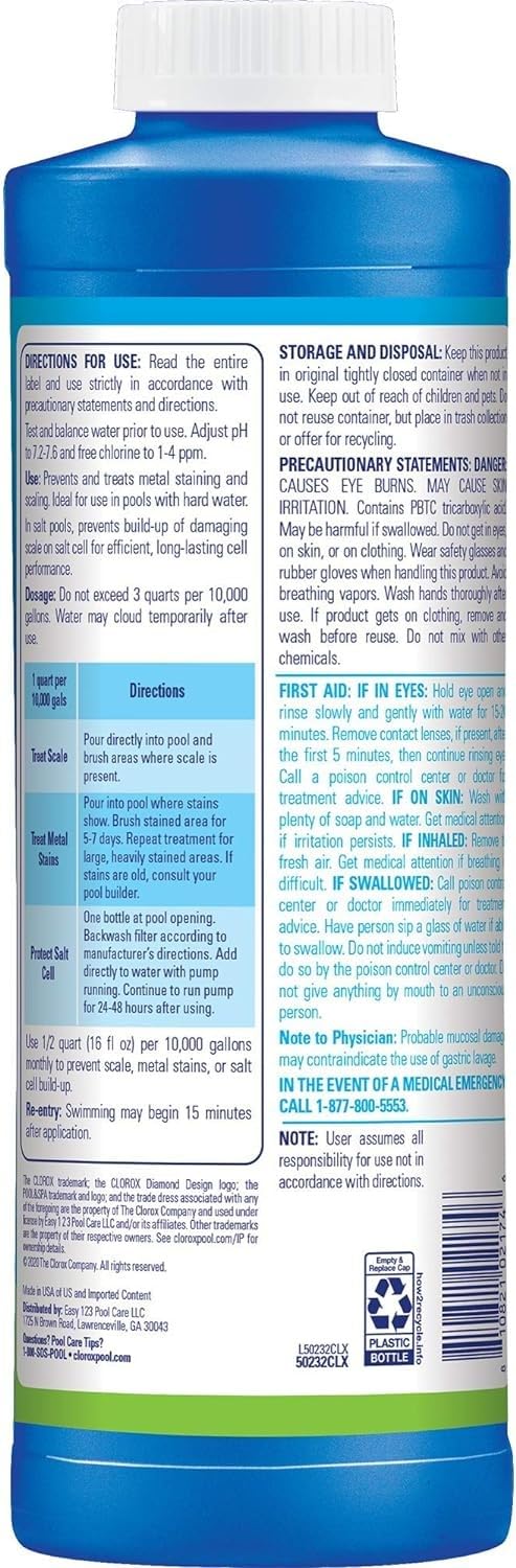 Hard water treatment supports clearer water and reduced scale buildup