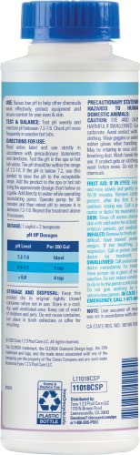 Pouring CLOROX Pool&Spa pH Up to adjust spa chemistry with easy dosing.