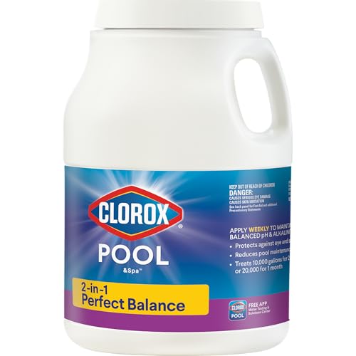 PH Up/Down dosing setup for precise pH adjustment with Clorox.