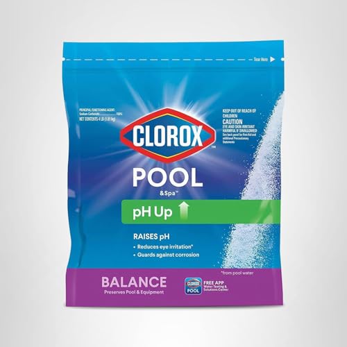Clorox Pool&Spa pH Up product with clear labeling