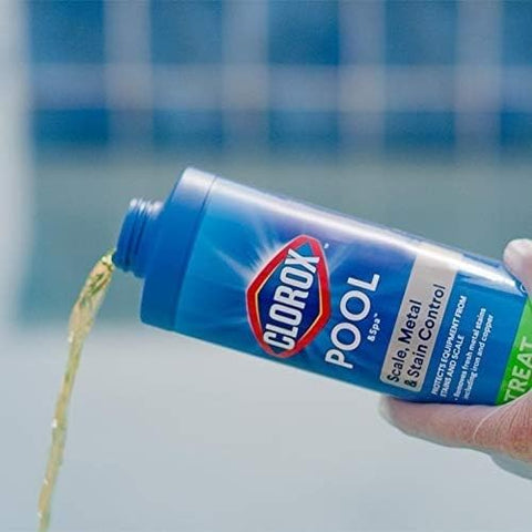 Pool water clarity improved by metal stain control from CLOROX