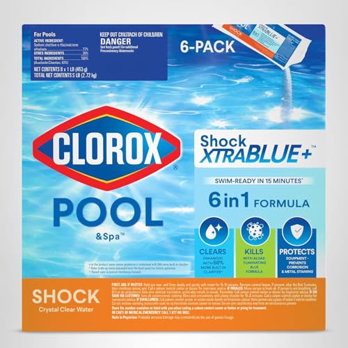 6-in-1 formula supports maintenance and clearer water