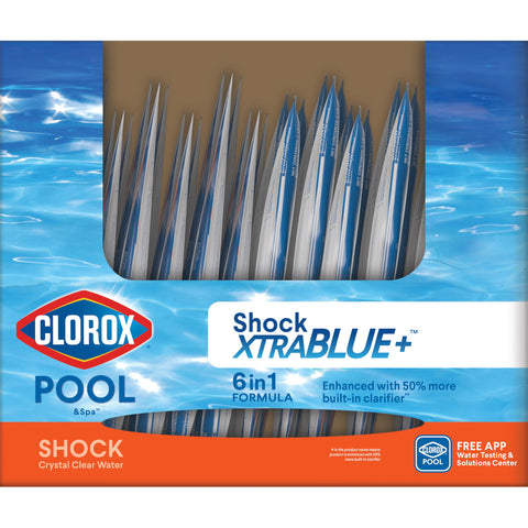 Clorox Pool&Spa Shock XTRABLUE Plus safe for vinyl, plaster, fiberglass