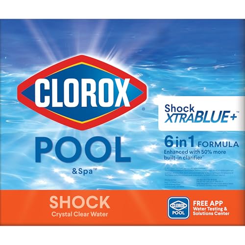 Clorox Pool&Spa Shock XTRABLUE Plus swim-ready in minutes