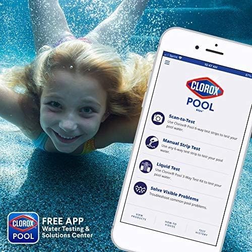 Pool surfaces maintained for a smooth, clean feel with CLOROX product