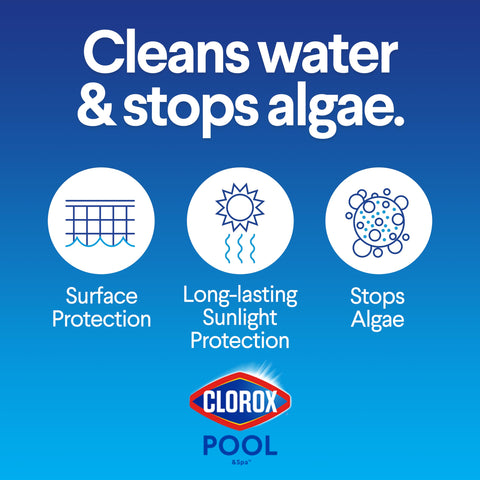 XTRABLUE 3in tablets dissolving in water illustrate quick sanitation action.