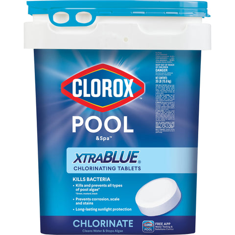 CLOROX Pool&Spa XTRABLUE 3-inch tablet bottle for easy dosing