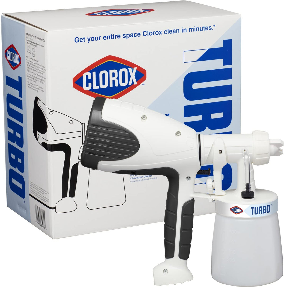 Clorox Turbo Power Sprayer handle for comfortable extended use