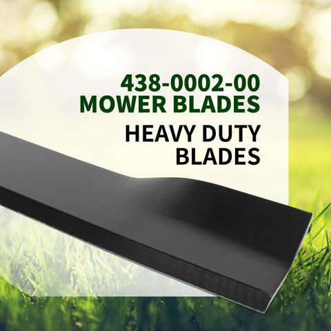 CLSR2U 438-0002-00 blades in three-pack layout for Spartan decks
