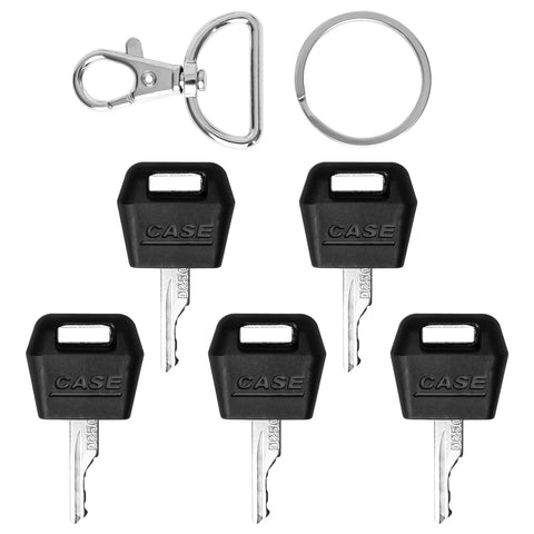 CLSR2U five-piece D250 ignition keys for Case IH, dependable backup for ignition access