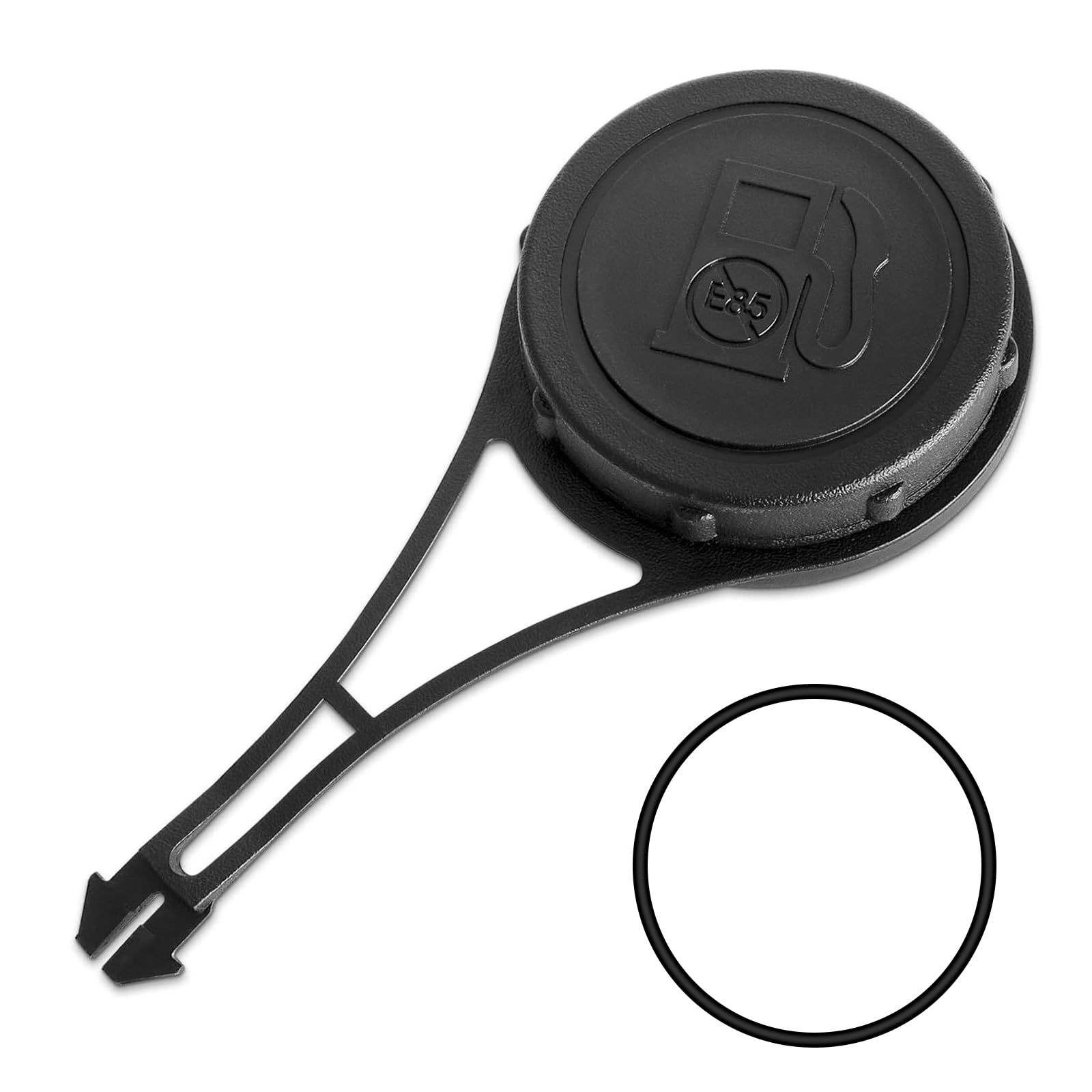 CLSR2U 799585 gas cap front view with tethered seal for secure closure