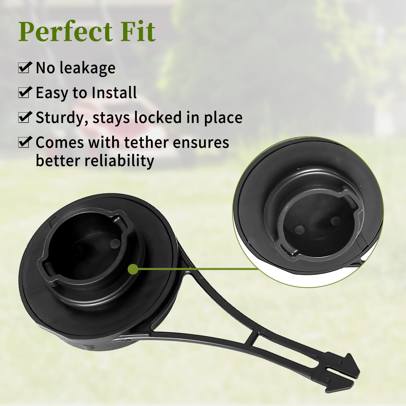 Thread compatibility detail for CLSR2U 799585 gas cap