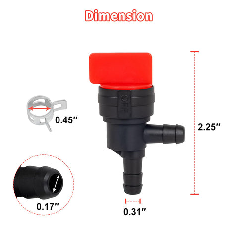CLSR2U 90-degree cut-off valve illustration highlighting space-saving installation.