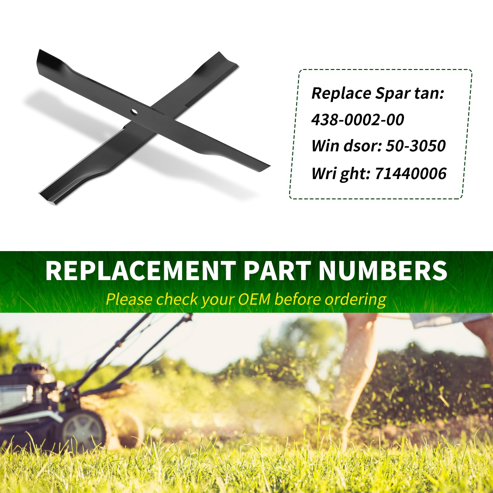 CLSR2U blade dimensions are 21 inches long and 2.5 inches wide