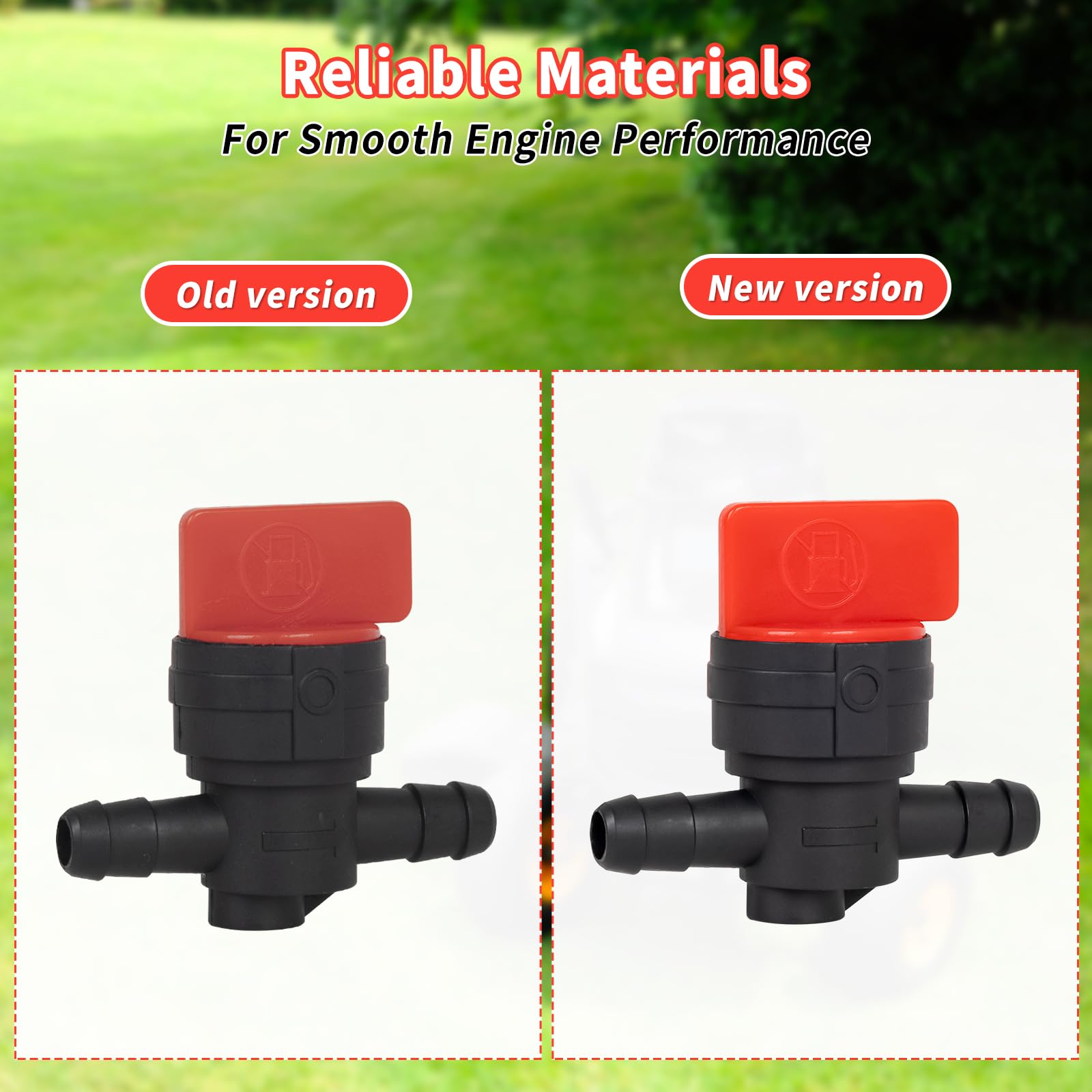 Durable CLSR2U inline fuel valve in metallic finish for reliable control.