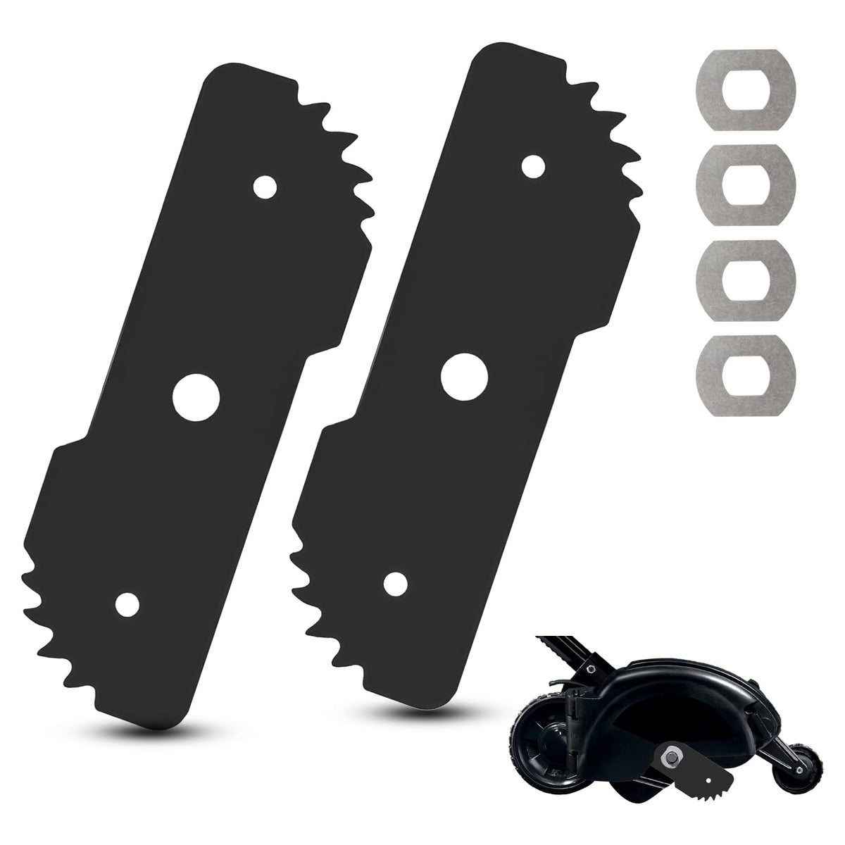 CLSR2U EB-007 edger blade shown from side, highlighting heavy-duty construction for durable edge work