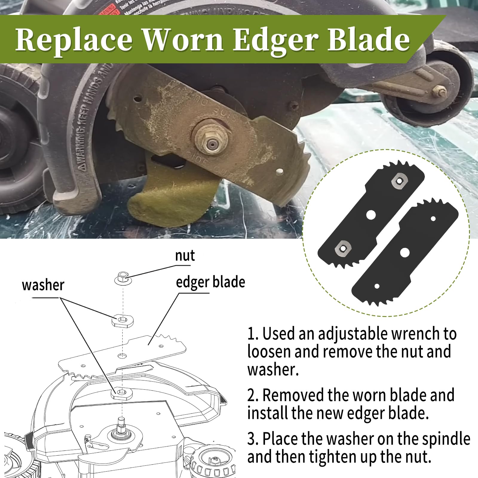 EB-007 replacement blade for quick swaps and maintenance