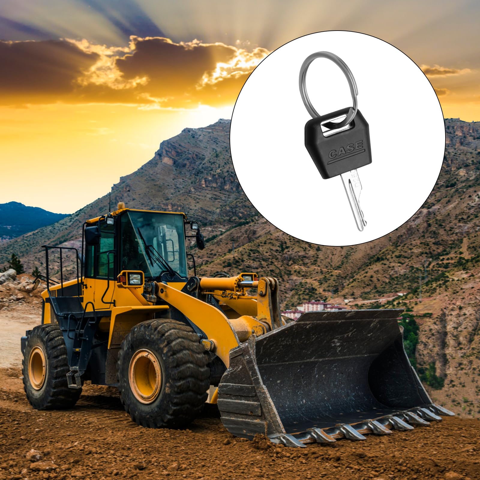 CLSR2U heavy equipment ignition keys, keeps Case machines ready for work