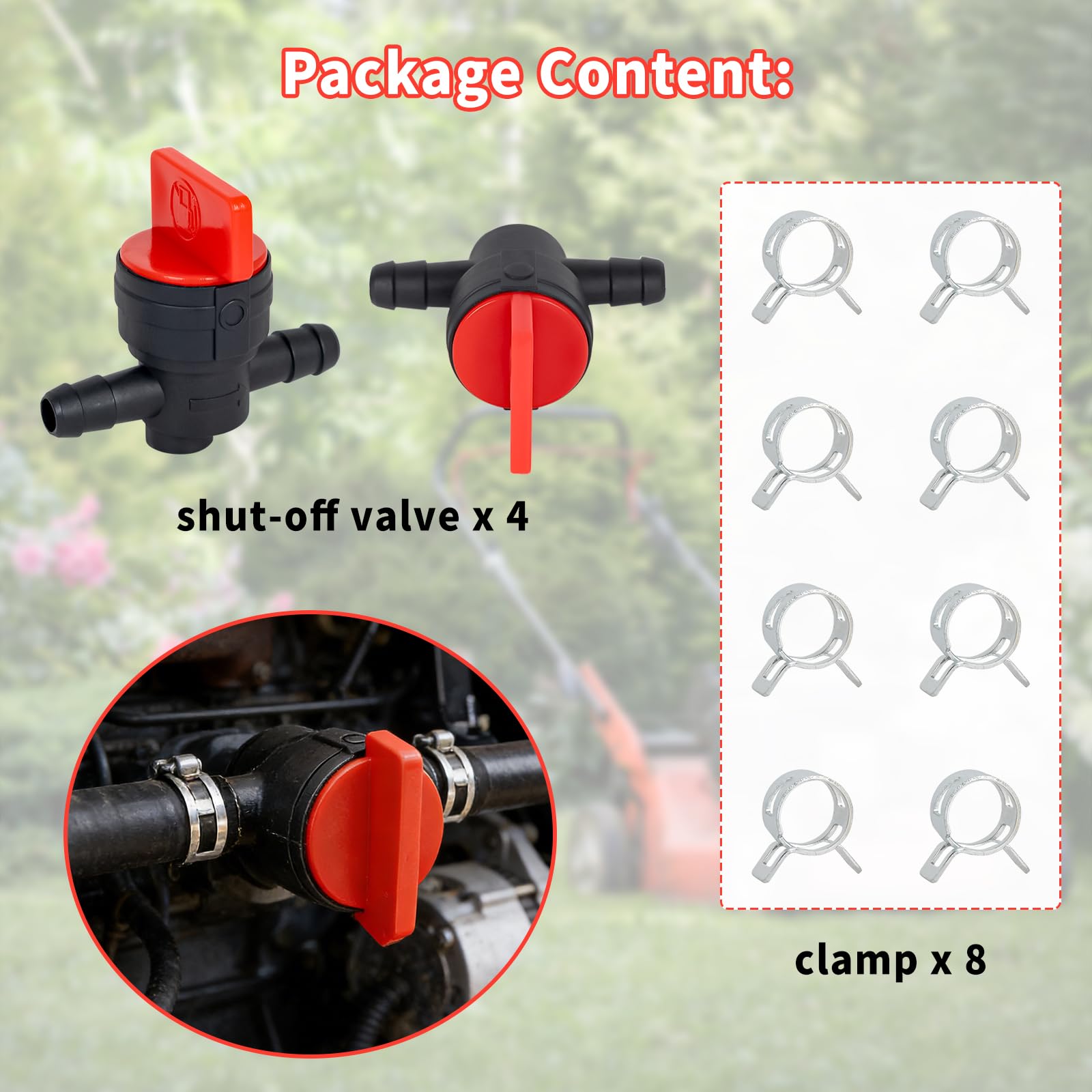 Versatile CLSR2U valve suitable for riding mowers, pressure washers, snowblowers, and more.