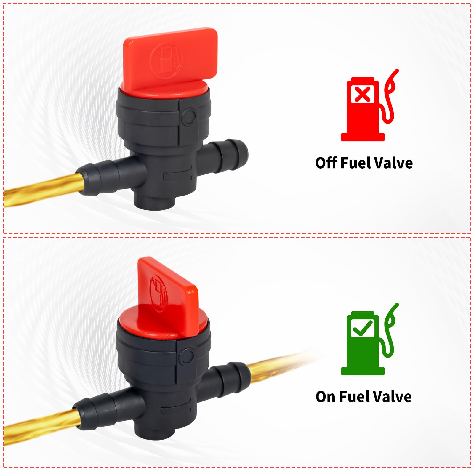 Compact inline design for easy access during fuel filter changes