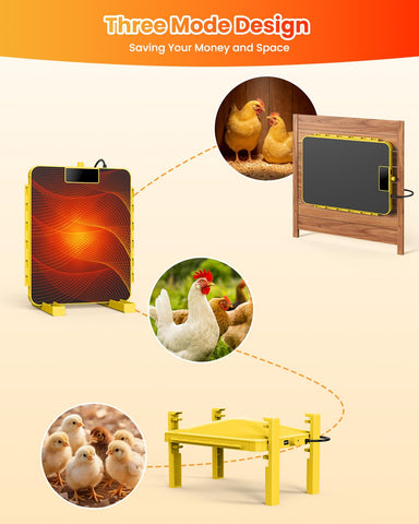Cluzyyarda coop setup application illustrates versatile placement options.