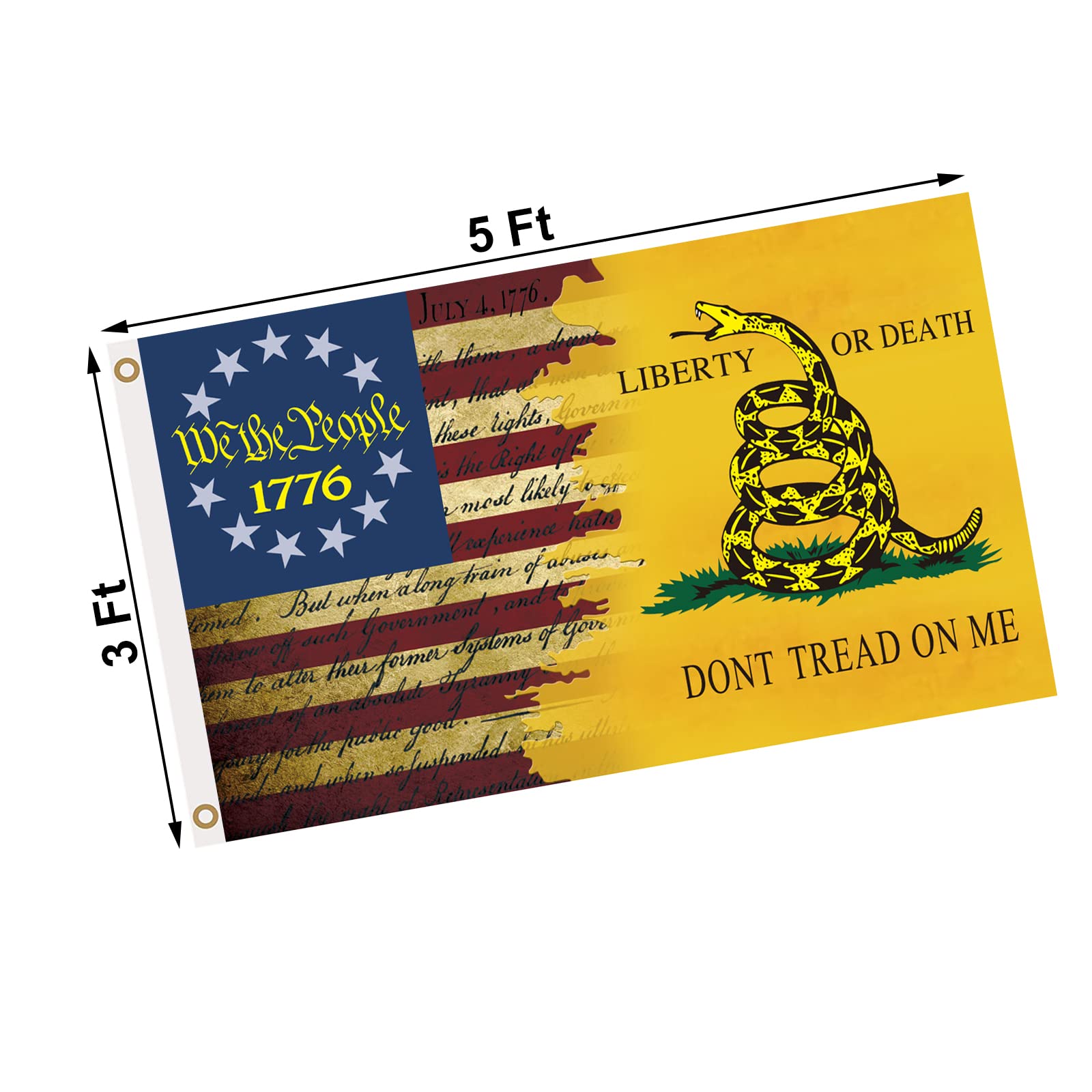 CLYTTE decorative flag ideal for porch, deck, garden, or storefront