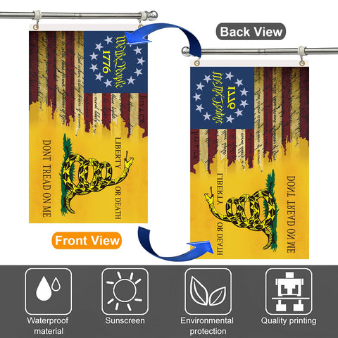 CLYTTE nylon flag material offers lightweight feel for outdoor use