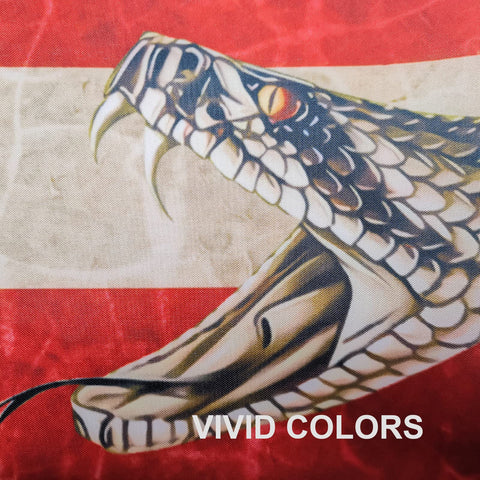 CLYTTE nylon fabric texture highlights durable yet light flag for outdoor use.