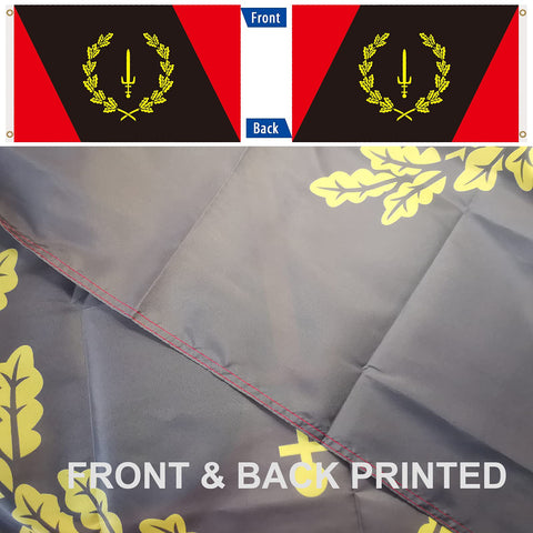 CLYTTE outdoor-friendly flag for porch, deck, or garden display