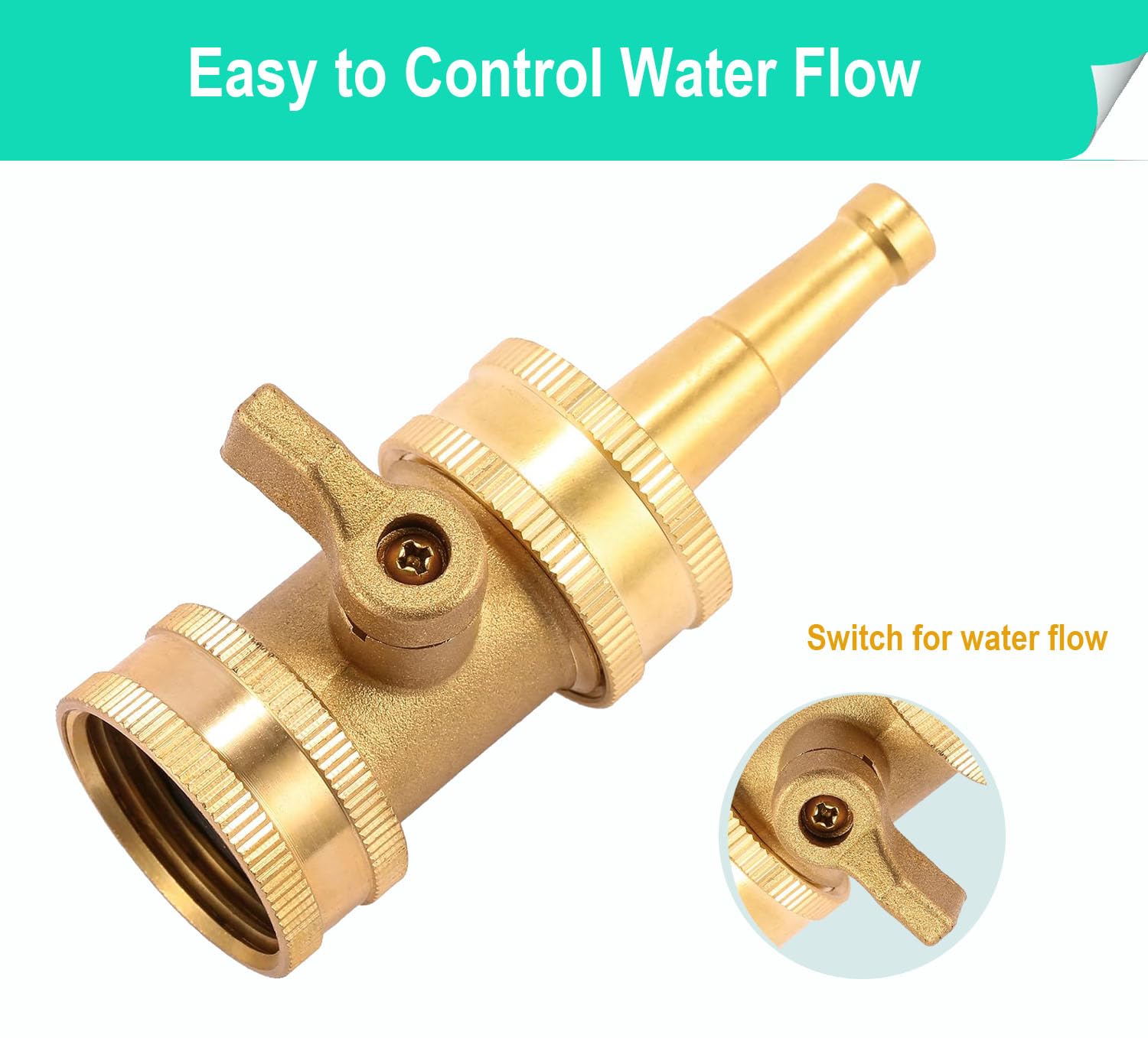 CM CUMIZON on-off valve grip enables effortless water control