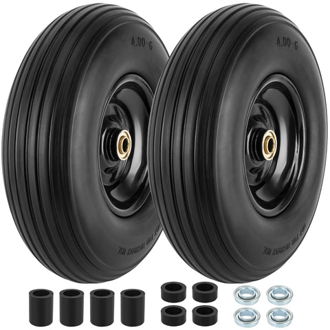 CMOOD 4.00-6 flat-free tire and 13in wheel for reliable yard carts
