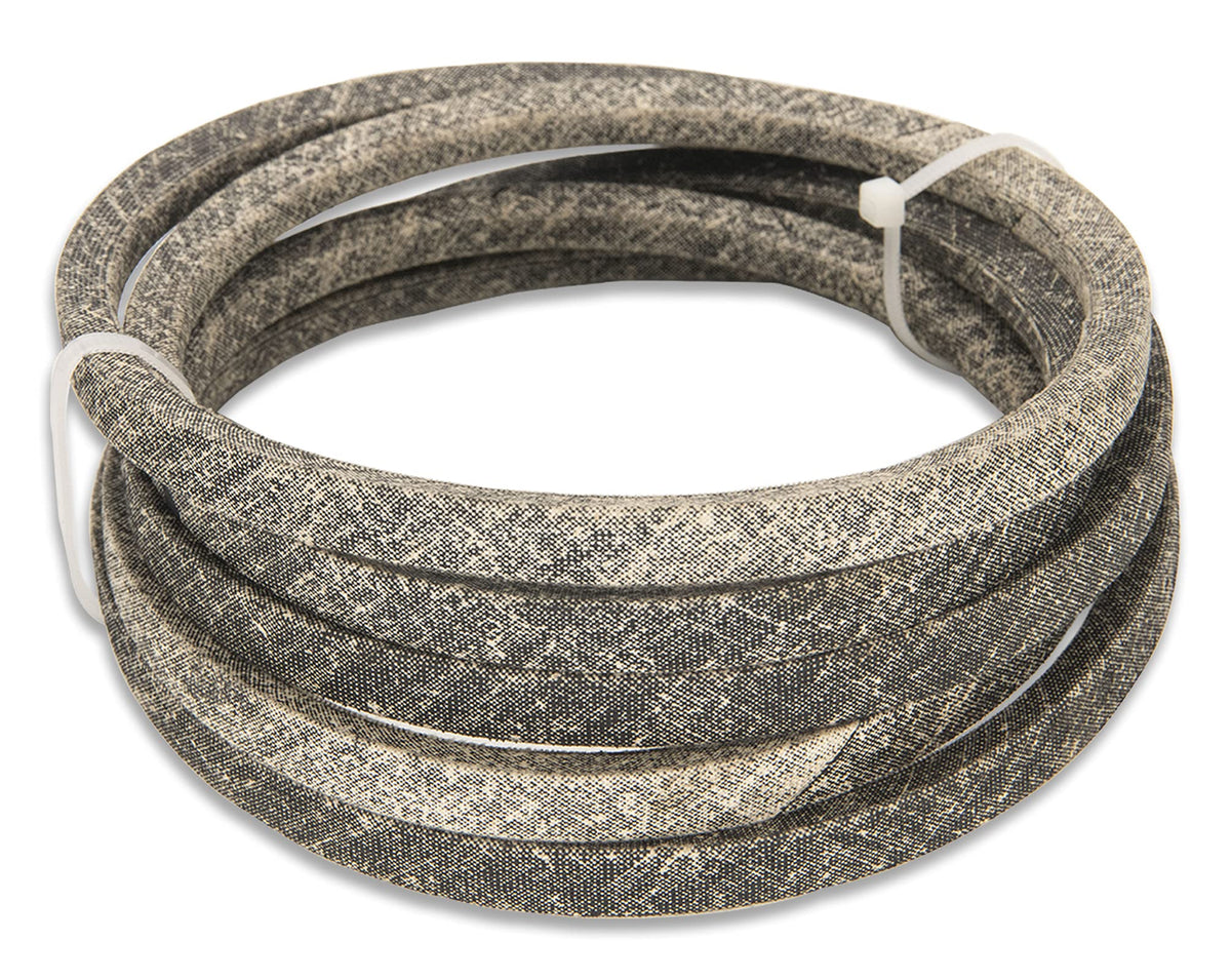CMOOD 429636 belt packaging showing broad compatibility for several lawn mowers.