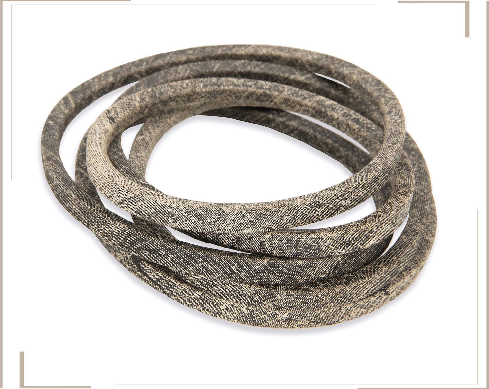 CMOOD 1/2 by 101 inches belt size confirmation on label.