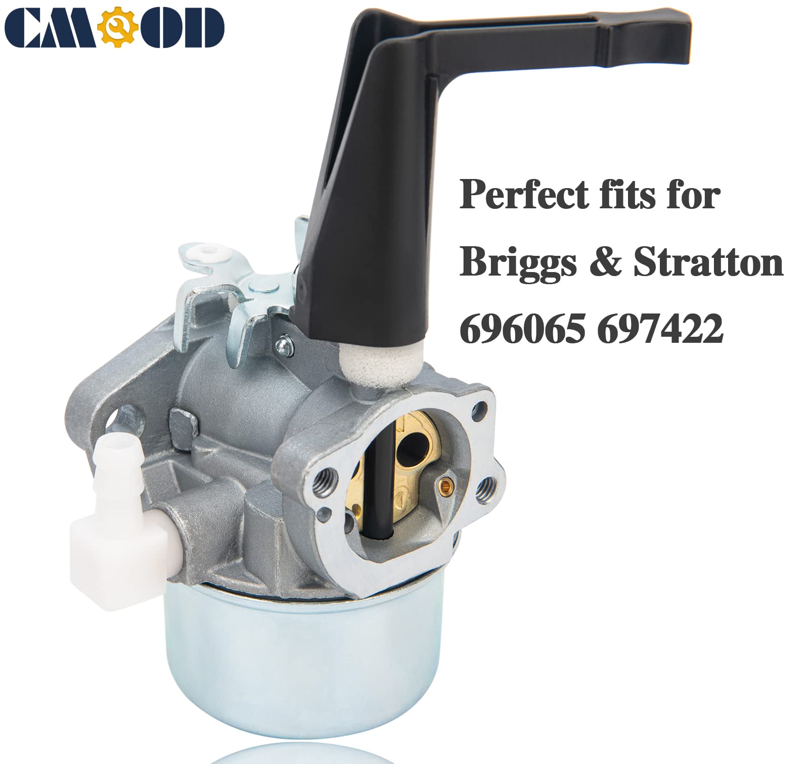 CMOOD carburetor kit with gaskets and air filter for Briggs Stratton units