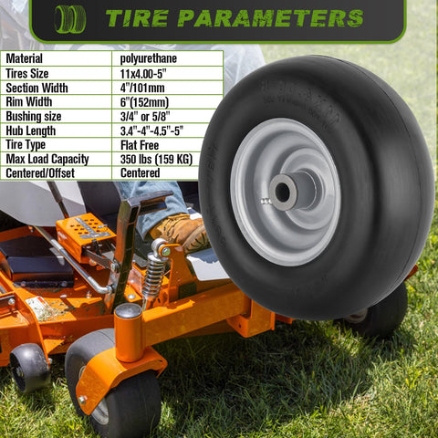 CMOOD centered hub with adjustable bushings for versatile mower compatibility