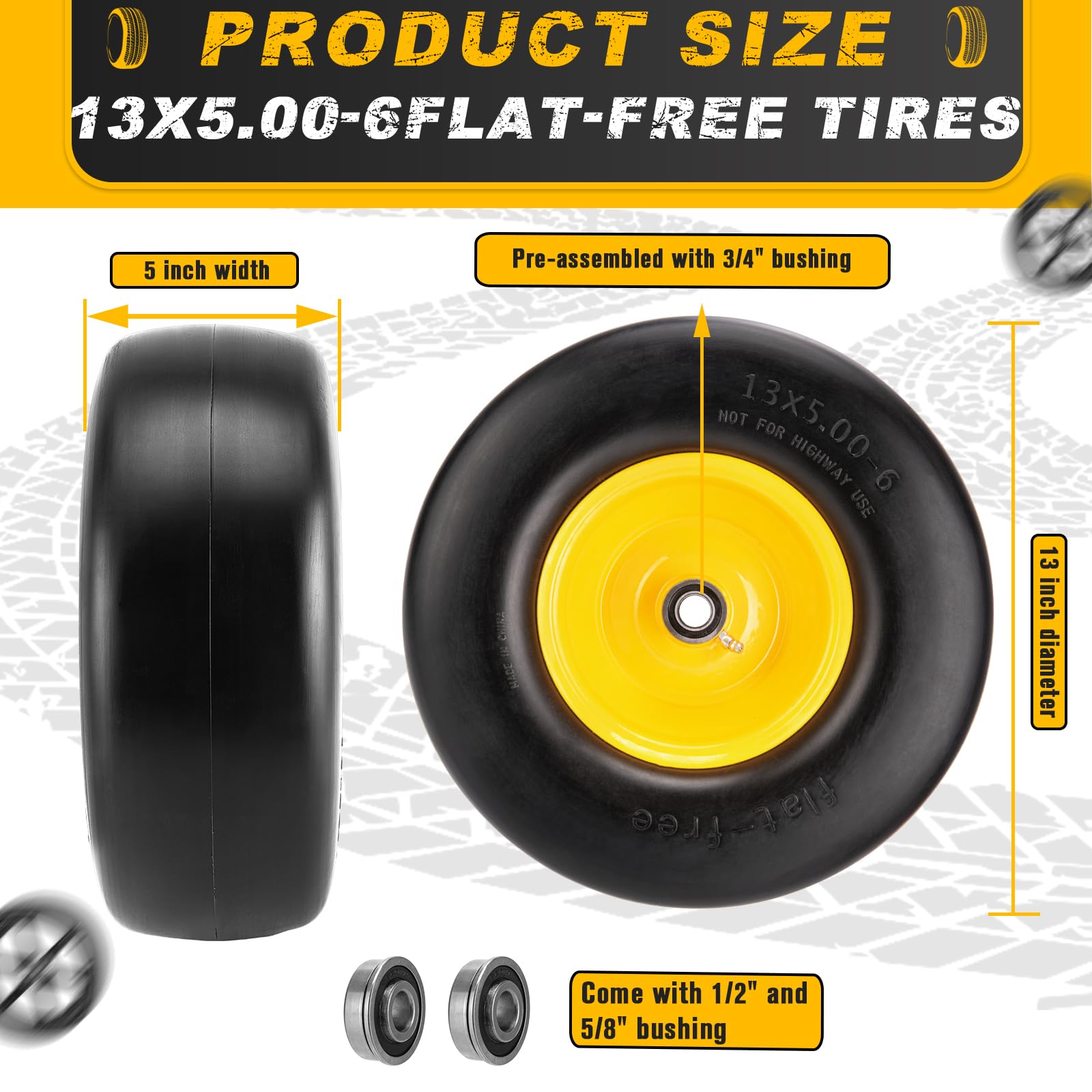 CMOOD centered hub adjustment image highlights easy alignment for smooth mowing.