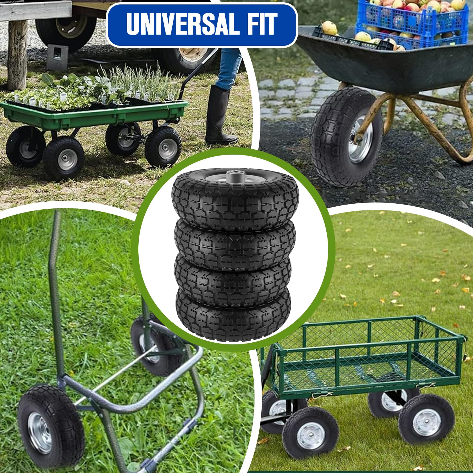 CMOOD dolly and cart applications in real-world workshop or garden settings