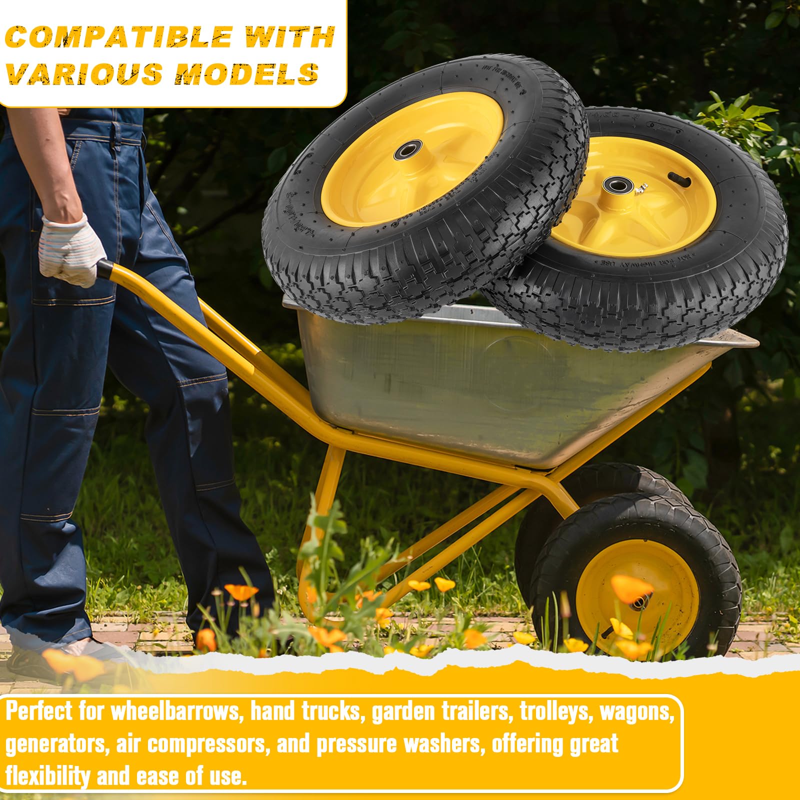 CMOOD dynamic load rating up to 400 pounds for heavy outdoor tasks.