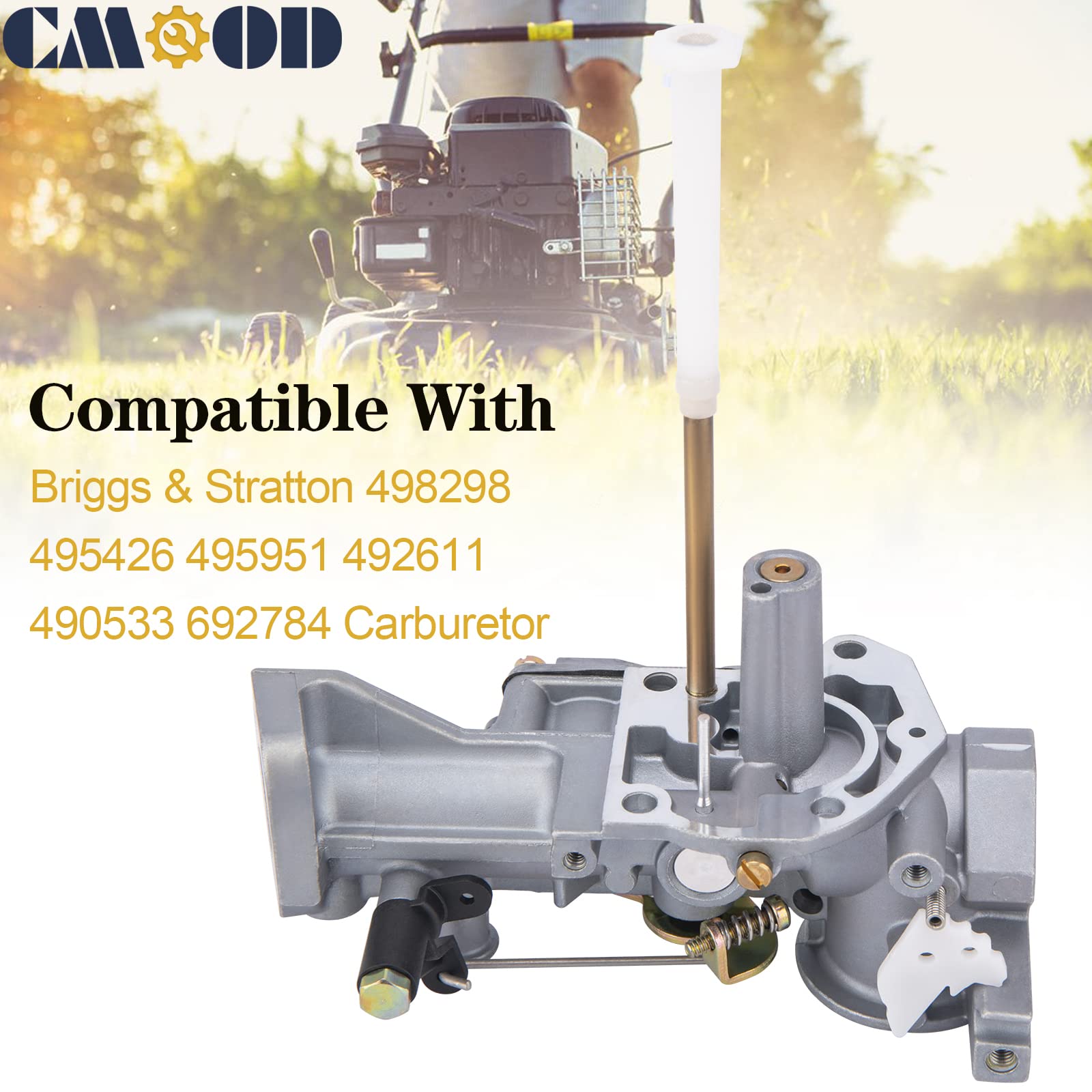 CMOOD fuel filter included for clean fuel flow