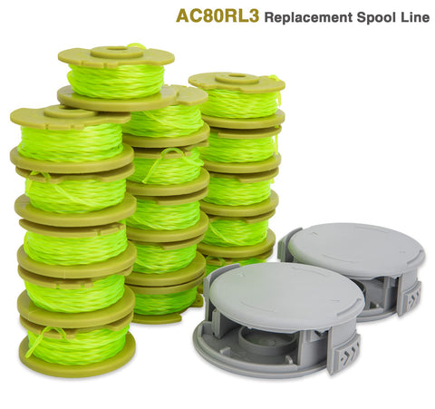 CMOOD packaging includes 16 spools and 4 caps for steady supply