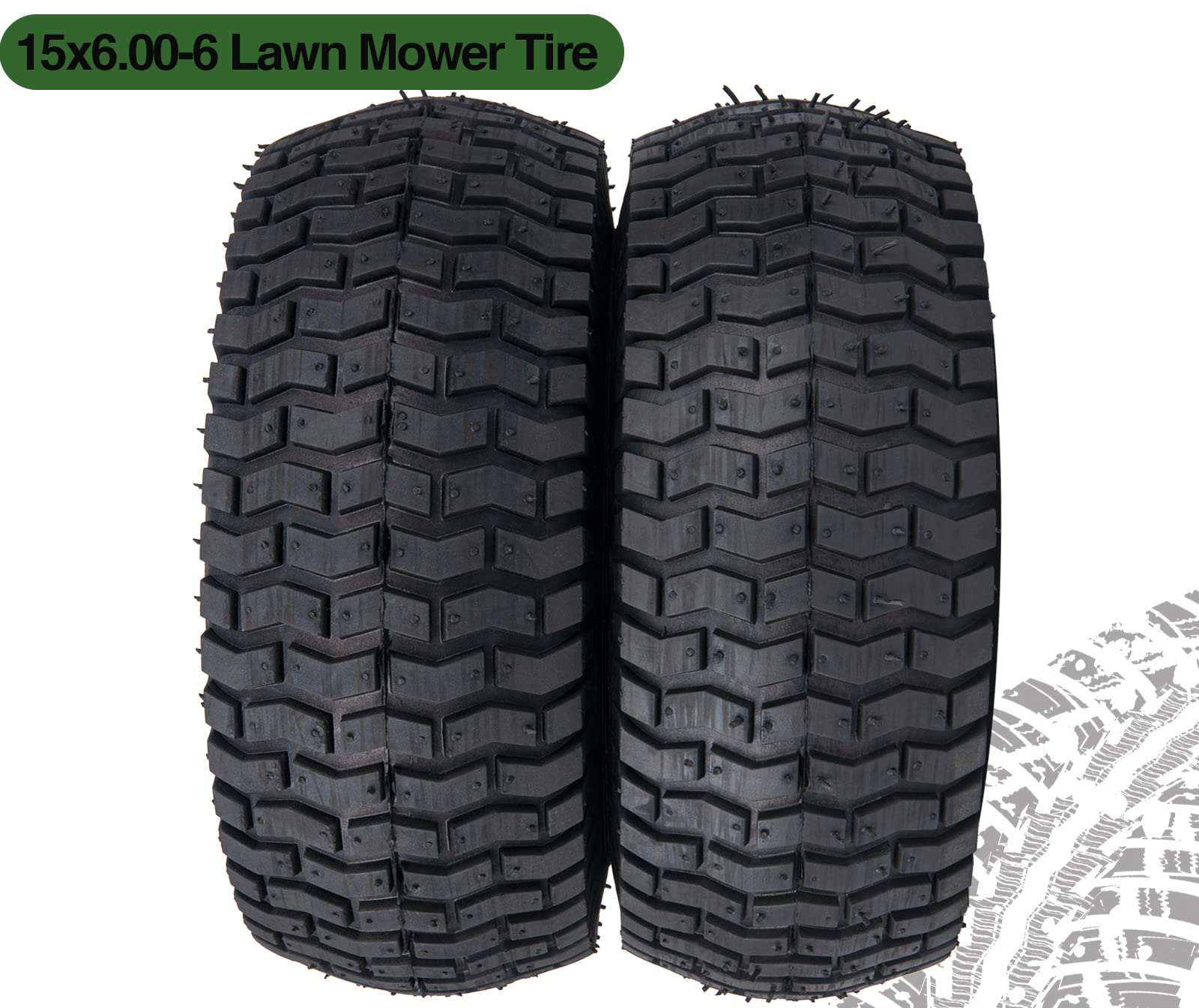 CMOOD 2-pack tire and wheel set designed for easy installation and compatibility