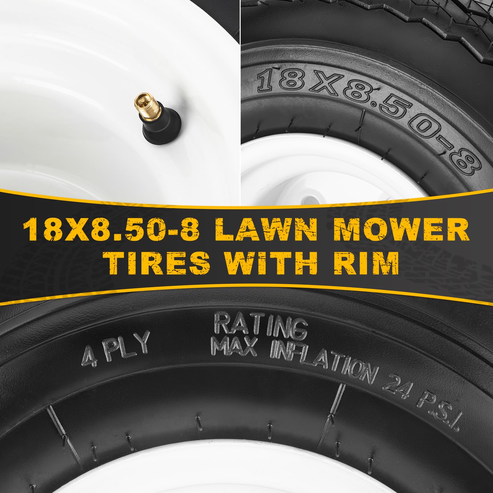 CMOOD ready-to-install rim-tire assembly speeds up replacement tasks.