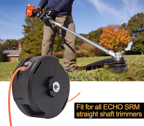 CMOOD trimmer head installs easily on straight-shaft trimmers.