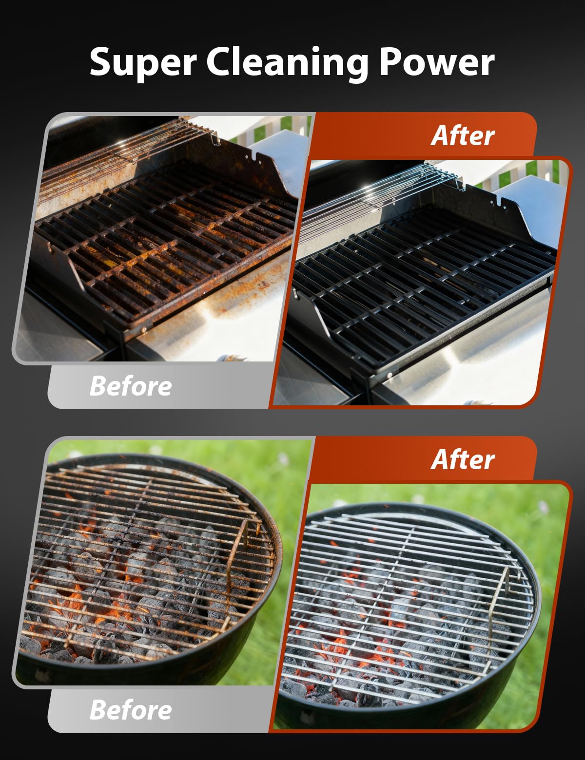 Replaceable head makes maintenance quick and affordable