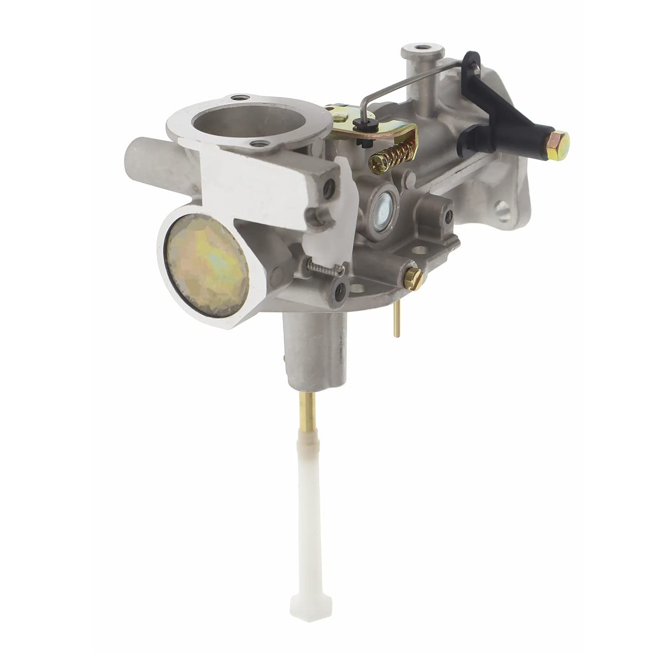 Cnfaner 5HP carburetor top view highlights compact footprint for simple installation.