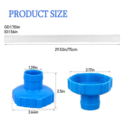 CNGGV 25016 B adapter demonstrates simple leak-free setup for pool plumbing.