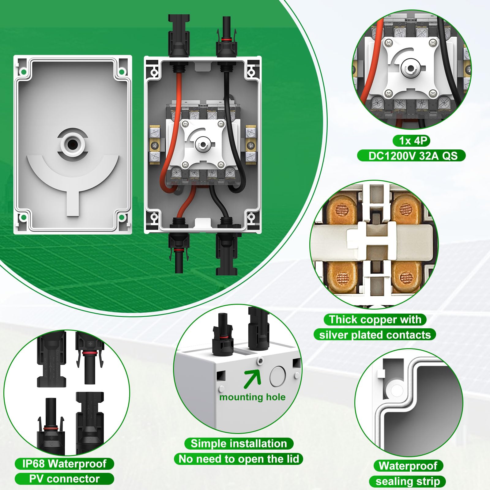 CNLonQcom disconnect connectors demonstrate plug-and-play wiring