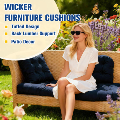 cnsmak waterproof cushion cover navy protects against moisture