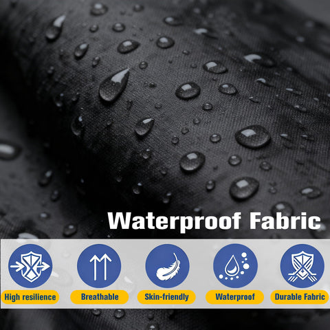 cnsmak waterproof cushion cover texture demonstrating rain-ready protection
